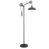 Neo 72 in. Aged Steel Floor Lamp with Spoke Wheel Pulley System by Meyer&Cross -Hot Sale HomeGlam Store aged steel meyer cross floor lamps fl0712 64 1000