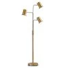 Studio 73 in. Antique Brass Finish 3-Lights Metal Floor Lamp by HomeGlam -Hot Sale HomeGlam Store antique brass homeglam floor lamps hg9137ab 64 1000