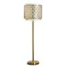 Melrose 61.5 in. Antique Brass Finish Metal Shade Floor Lamp by HomeGlam 1 Melrose 61.5 in. Antique Brass Finish Metal Shade Floor Lamp by HomeGlam -Hot Sale HomeGlam Store antique brass homeglam floor lamps hl6025f ab 64 1000