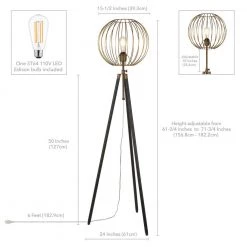 Paramon 69 in. Antique Brass Floor Lamp by Meyer&Cross -Hot Sale HomeGlam Store antique brass meyer cross floor lamps fl0018 44 1000