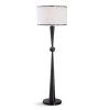 Dione 62 in. Black Chrome Finish Metal Floor Lamp by HomeGlam