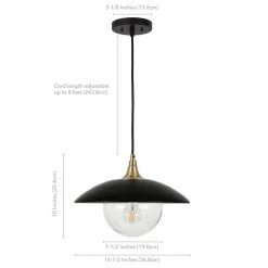 Alvia pendant in black and gold by Meyer&Cross -Hot Sale HomeGlam Store black meyer cross chandeliers pd0076 1f 1000