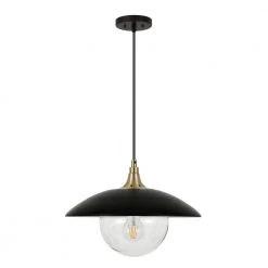 Alvia pendant in black and gold by Meyer&Cross