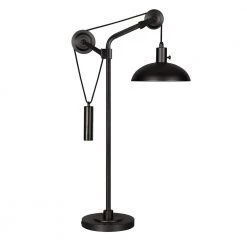 Neo Blackened Bronze Pulley Table Lamp by Meyer&Cross
