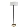 Estella 62 in. Black and Brass Floor Lamp by Meyer&Cross