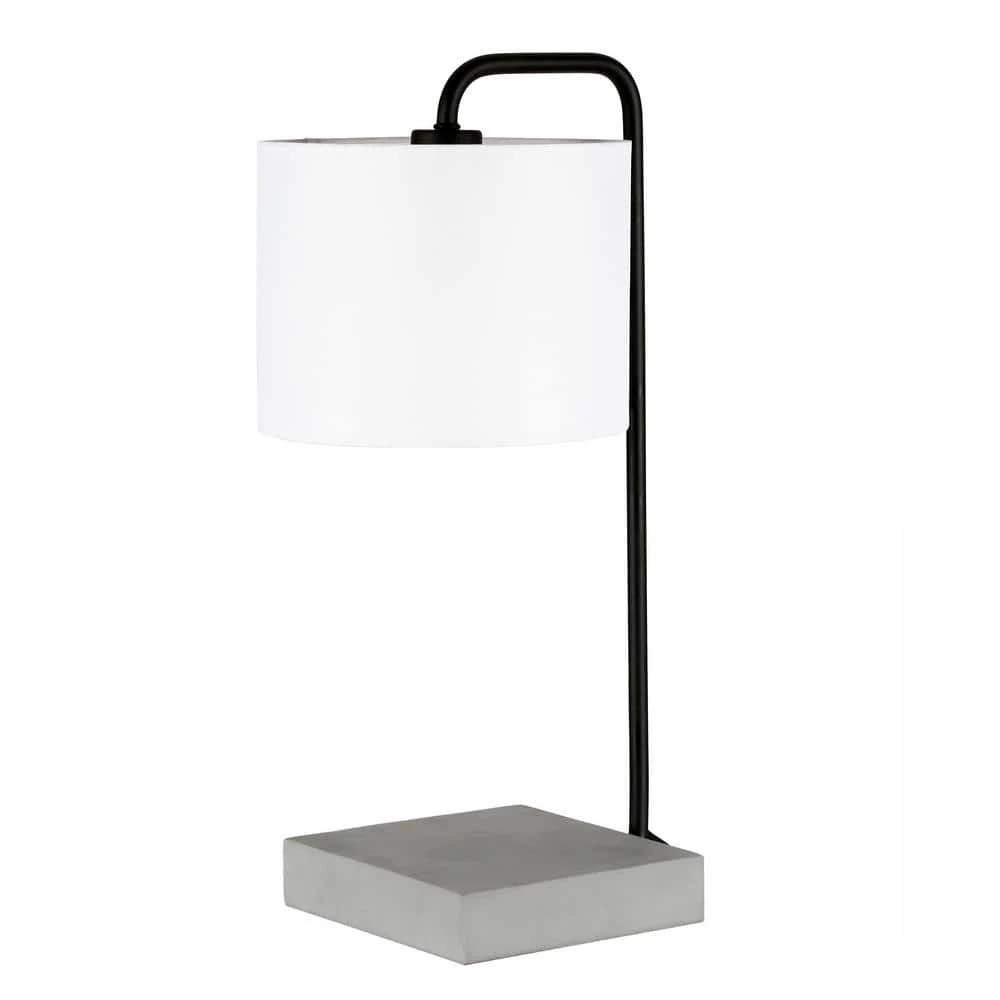 Roland 22 in. Blackened Bronze and Concrete Table Lamp by Meyer&Cross 6 Roland 22 in. Blackened Bronze and Concrete Table Lamp by Meyer&Cross - Image 4