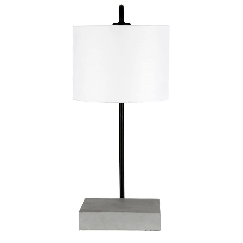 Roland 22 in. Blackened Bronze and Concrete Table Lamp by Meyer&Cross 4 Roland 22 in. Blackened Bronze and Concrete Table Lamp by Meyer&Cross - Image 2