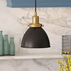 Madison 1-Light Blackened Bronze Pendant by Meyer&Cross -Hot Sale HomeGlam Store blackened bronze brass meyer cross chandeliers pd0080 4f 1000