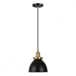 Madison 1-Light Blackened Bronze Pendant by Meyer&Cross
