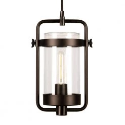 Orion Industrial Blackened Bronze Metal and Glass Pendant by Meyer&Cross -Hot Sale HomeGlam Store blackened bronze meyer cross chandeliers pd0247 4f 1000