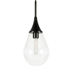 Ambrose 1-Light Blackened Bronze Pendant with Clear Glass Shade by Meyer&Cross -Hot Sale HomeGlam Store blackened bronze meyer cross chandeliers pd0285 fa 1000