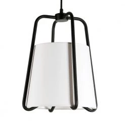 Marduk 1-Light Blackened Bronze Contemporary Fabric Pendant by Meyer&Cross 14 Marduk 1-Light Blackened Bronze Contemporary Fabric Pendant by Meyer&Cross -Hot Sale HomeGlam Store blackened bronze meyer cross chandeliers pd0351 44 1000