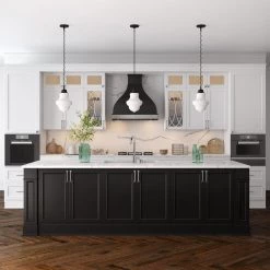 Annie 1-Light Blackened Bronze Pendant with White Milk Glass Shade by Meyer&Cross -Hot Sale HomeGlam Store blackened bronze meyer cross chandeliers pd0501 31 1000