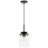 Elwood 1-Light Blackened Bronze Pendant with Clear Glass Shade by Meyer&Cross -Hot Sale HomeGlam Store blackened bronze meyer cross chandeliers pd0725 64 1000