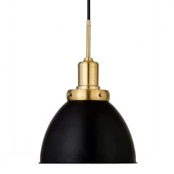 Madison 1-Light Blackened Bronze and Brass Pendant with Metal Shade by Meyer&Cross 12 Madison 1-Light Blackened Bronze and Brass Pendant with Metal Shade by Meyer&Cross -Hot Sale HomeGlam Store blackened bronze meyer cross chandeliers pd0736 1f 1000