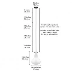 Yuri 12 in. Blackened Bronze Pendant with White Milk Glass Shade by Meyer&Cross 17 Yuri 12 in. Blackened Bronze Pendant with White Milk Glass Shade by Meyer&Cross -Hot Sale HomeGlam Store blackened bronze meyer cross chandeliers pd1461 44 1000