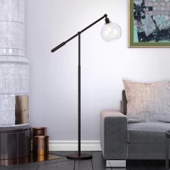 Dardan 60.63 in. Blackened Bronze Floor Lamp by Meyer&Cross 18 Dardan 60.63 in. Blackened Bronze Floor Lamp by Meyer&Cross -Hot Sale HomeGlam Store blackened bronze meyer cross floor lamps fl0118 4f 1000