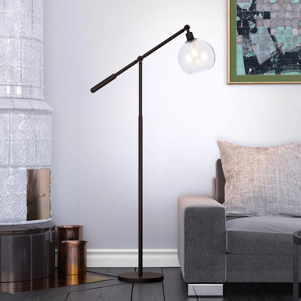 Dardan 60.63 in. Blackened Bronze Floor Lamp by Meyer&Cross 8 Dardan 60.63 in. Blackened Bronze Floor Lamp by Meyer&Cross - Image 6