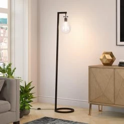 Anslem 39 in. Blackened Bronze Floor Lamp by Meyer&Cross 12 Anslem 39 in. Blackened Bronze Floor Lamp by Meyer&Cross -Hot Sale HomeGlam Store blackened bronze meyer cross floor lamps fl0218 1f 1000