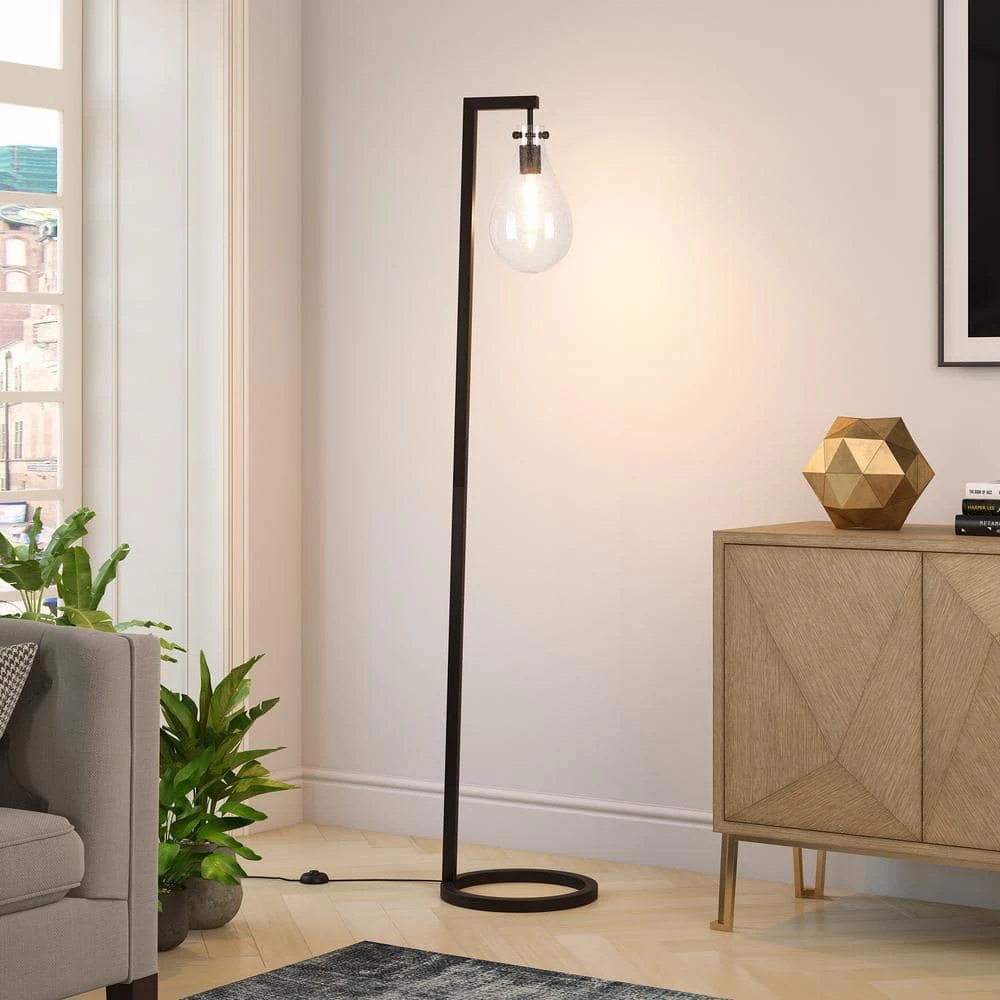 Anslem 39 in. Blackened Bronze Floor Lamp by Meyer&Cross 6 Anslem 39 in. Blackened Bronze Floor Lamp by Meyer&Cross - Image 4