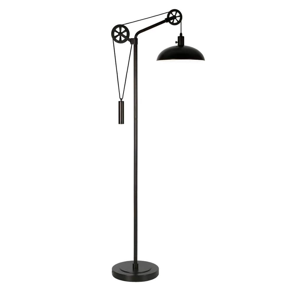 Pablo Blackened Bronze Pully Floor Lamp by Meyer&Cross 6 Pablo Blackened Bronze Pully Floor Lamp by Meyer&Cross - Image 4