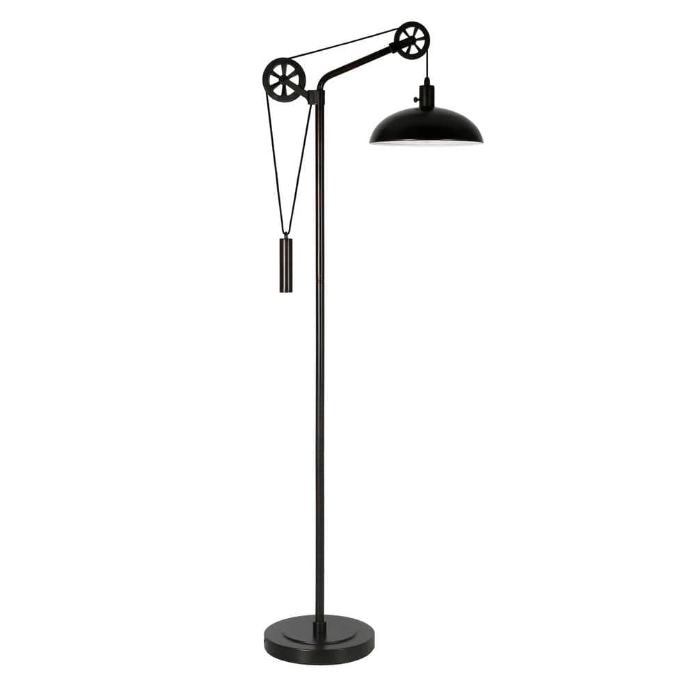 Pablo Blackened Bronze Pully Floor Lamp by Meyer&Cross 3 Pablo Blackened Bronze Pully Floor Lamp by Meyer&Cross