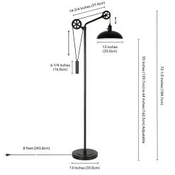 Pablo Blackened Bronze Pully Floor Lamp by Meyer&Cross 18 Pablo Blackened Bronze Pully Floor Lamp by Meyer&Cross -Hot Sale HomeGlam Store blackened bronze meyer cross floor lamps fl0305 76 1000