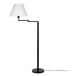 Moby 62 in. Swing Arm Blackened Bronze Lamp Empire Shade by Meyer&Cross 16 Moby 62 in. Swing Arm Blackened Bronze Lamp Empire Shade by Meyer&Cross -Hot Sale HomeGlam Store blackened bronze meyer cross floor lamps fl0347 4f 1000