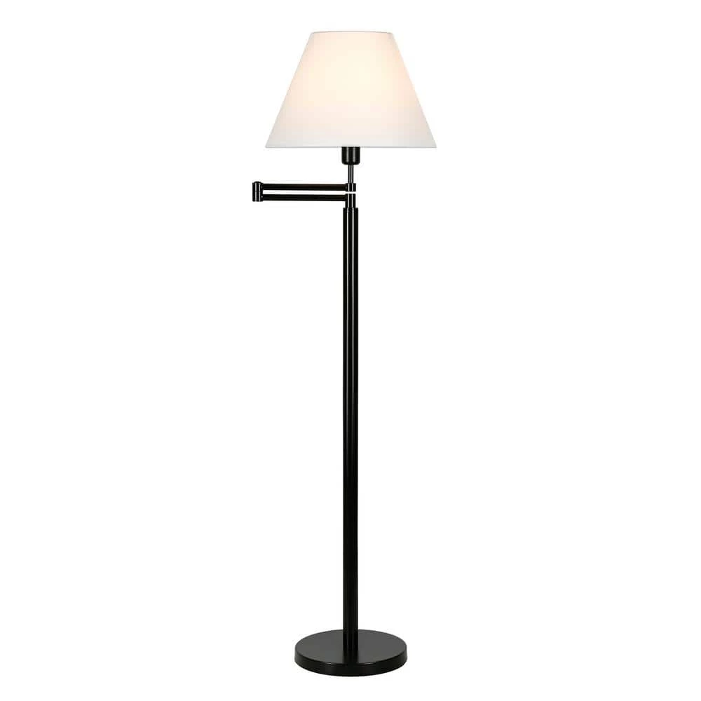 Moby 62 in. Swing Arm Blackened Bronze Lamp Empire Shade by Meyer&Cross 5 Moby 62 in. Swing Arm Blackened Bronze Lamp Empire Shade by Meyer&Cross - Image 3
