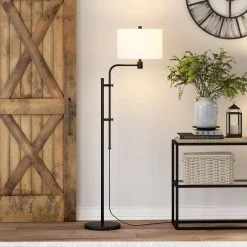 Polly 71.5 in. H Adjustable Blackened Bronze Floor Lamp by Meyer&Cross -Hot Sale HomeGlam Store blackened bronze meyer cross floor lamps fl0370 1f 1000