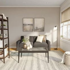 Cadmus 57 in. Blackened Bronze Floor Lamp with White Milk Glass Shade by Meyer&Cross -Hot Sale HomeGlam Store blackened bronze meyer cross floor lamps fl0408 fa 1000