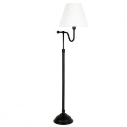 Wellesley 63 in. Blackened Bronze Floor Lamp with Empire Shade by Meyer&Cross -Hot Sale HomeGlam Store blackened bronze meyer cross floor lamps fl0446 4f 1000