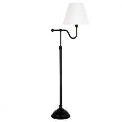 Wellesley 63 in. Blackened Bronze Floor Lamp with Empire Shade by Meyer&Cross