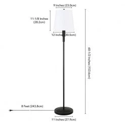 Emerson 60 in. Blackened Bronze Floor Lamp by Meyer&Cross -Hot Sale HomeGlam Store blackened bronze meyer cross floor lamps fl0812 fa 1000