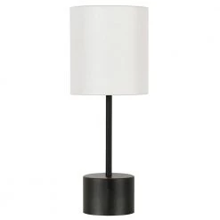 Giselle 15.75 in. Blackened Bronze Pedestal Mini Table Lamp by Meyer&Cross