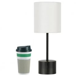 Giselle 15.75 in. Blackened Bronze Pedestal Mini Table Lamp by Meyer&Cross -Hot Sale HomeGlam Store blackened bronze meyer cross table lamps ml0919 fa 1000