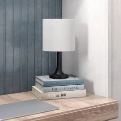 Mansfield 14 in. Blackened Bronze Mini Table Lamp by Meyer&Cross -Hot Sale HomeGlam Store blackened bronze meyer cross table lamps ml1025 4f 1000