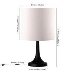Mansfield 14 in. Blackened Bronze Mini Table Lamp by Meyer&Cross -Hot Sale HomeGlam Store blackened bronze meyer cross table lamps ml1025 fa 1000