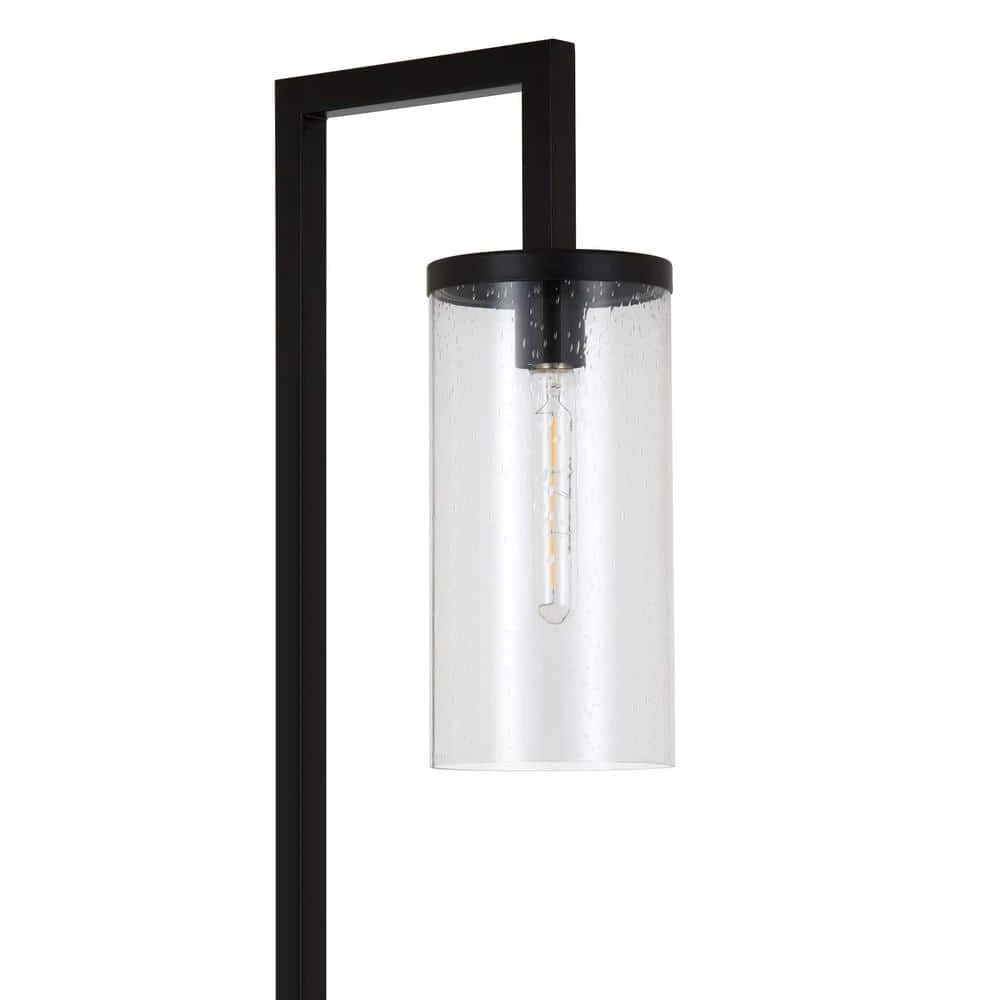 Malva 26 in. Blackened Bronze Table Lamp with Seeded Glass Shade by Meyer&Cross 9 Malva 26 in. Blackened Bronze Table Lamp with Seeded Glass Shade by Meyer&Cross - Image 7