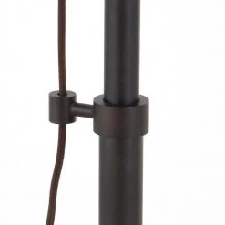 Descartes 29 in. Blackened Bronze Wide Brim Table Lamp with Pulley System by Meyer&Cross -Hot Sale HomeGlam Store blackened bronze meyer cross table lamps tl0156 31 1000