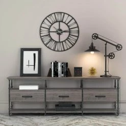 Descartes 29 in. Blackened Bronze Wide Brim Table Lamp with Pulley System by Meyer&Cross -Hot Sale HomeGlam Store blackened bronze meyer cross table lamps tl0156 c3 1000