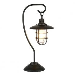 Bay 22 in. Blackened Bronze Nautical Lantern Lamp by Meyer&Cross -Hot Sale HomeGlam Store blackened bronze meyer cross table lamps tl0210 4f 1000