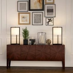 Peyton 22 in. Asymmetric Blackened Bronze Table Lamp by Meyer&Cross -Hot Sale HomeGlam Store blackened bronze meyer cross table lamps tl0214 76 1000