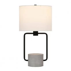 Howland 22 in. Blackened Bronze and Concrete Table Lamp by Meyer&Cross -Hot Sale HomeGlam Store blackened bronze meyer cross table lamps tl0424 c3 1000