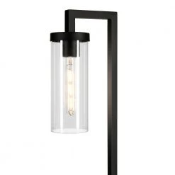 Malva 26 in. Blackened Bronze Table Lamp with Clear Glass Shade by Meyer&Cross -Hot Sale HomeGlam Store blackened bronze meyer cross table lamps tl0445 1f 1000