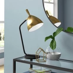 Yossi 23-5/8 in. 2-Tone Blackened Bronze and Brass Table Lamp by Meyer&Cross -Hot Sale HomeGlam Store blackened bronze meyer cross table lamps tl0455 44 1000