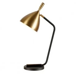 Yossi 23-5/8 in. 2-Tone Blackened Bronze and Brass Table Lamp by Meyer&Cross -Hot Sale HomeGlam Store blackened bronze meyer cross table lamps tl0455 fa 1000