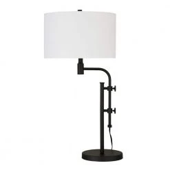 Polly 31-3/4 in. Blackened Bronze Height Adjustable Table Lamp by Meyer&Cross