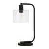 Cadmus 20-1/2 in. Blackened Bronze Table Lamp with Seeded Glass Shade by Meyer&Cross -Hot Sale HomeGlam Store blackened bronze meyer cross table lamps tl0465 64 1000
