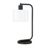 Cadmus 20-1/2 in. Blackened Bronze Table Lamp with White Milk Glass Shade by Meyer&Cross -Hot Sale HomeGlam Store blackened bronze meyer cross table lamps tl0467 64 1000